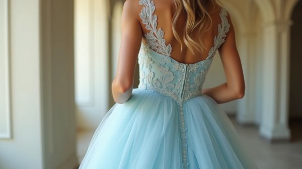 Choisissez la robe de cortège bleu ciel pour un mariage élégant