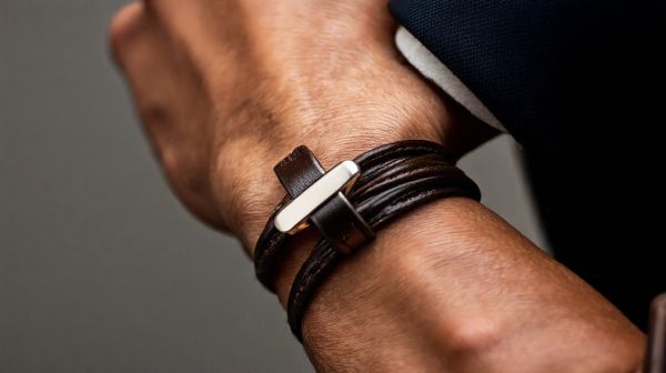 Découvrez les bracelets cordon pour hommes en matériaux élégants