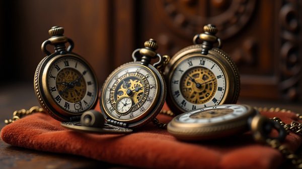 Découvrez les montres à gousset steampunk à prix doux